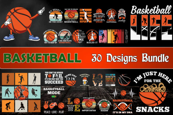 Basketball Bundle SVG 30 Designs