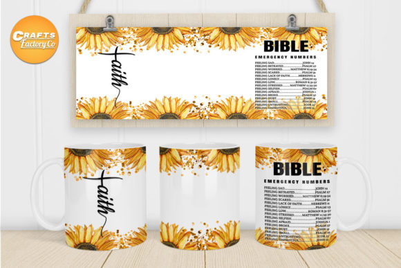 Bible Emergency Numbers Mug: Graphics & Crafts for Editorial Design