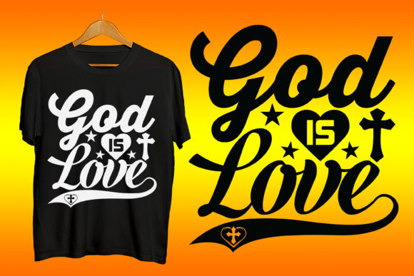 Bible Verse Quote God is Love Svg Design Graphics