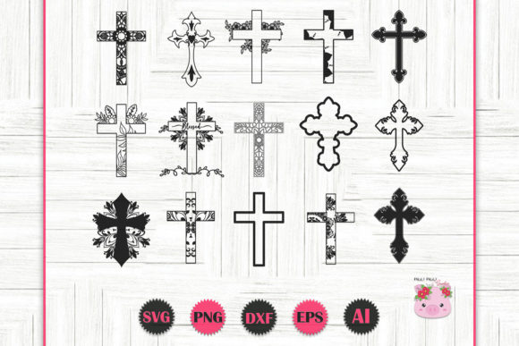 Cross SVG Bundle for Crafts and Graphics Projects