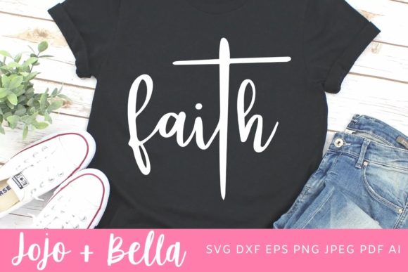 Faith Svg, Faith Dxf, Faith Printable: Graphic for Crafts