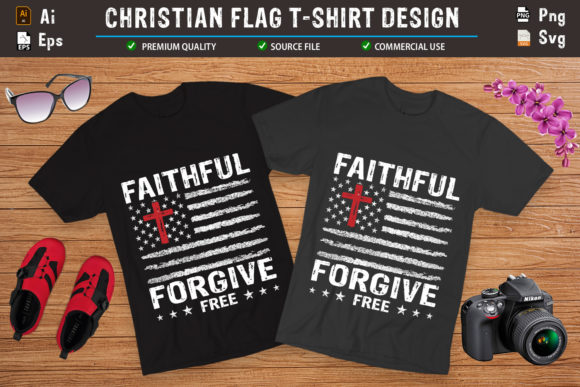 Faithful Forgive: Grunge Print Templates & Graphics