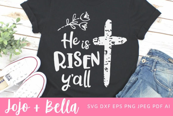 He is Risen Y all SVG: A Graphics Asset for Easter Crafts