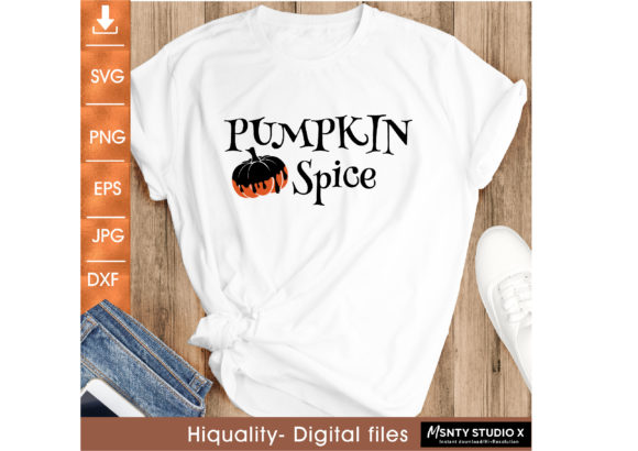 Pumpkin Spice Svg: Graphics for Crafts & Content